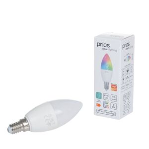 PRIOS Prios LED svíčka E14 4,9W RGBW WLAN matná, 2ks