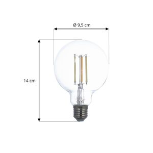 PRIOS Prios LED globe E27 G95 7W ZigBee Tuya čirá, 3ks