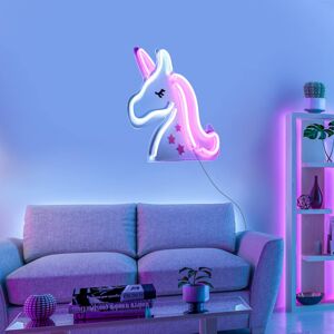 Leuchten Direkt LED nástěnné svítidlo Neon Unicorn, USB