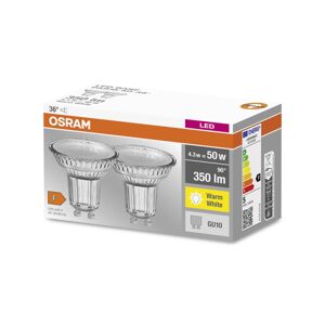 OSRAM LED reflektor GU10 PAR16 4,3W 2 700K 36° sada 2ks