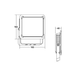 BRUMBERG BRUMBERG Neo Midi LED reflektor šířka 23,3cm 3000K