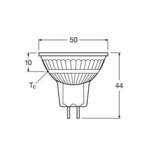 OSRAM OSRAM LED reflektor, GU5.3, 4,3 W, 12 V, 2 700 K, 120°