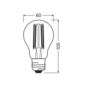 OSRAM OSRAM LED Classic, žárovka, E27, 3,8 W, 806 lm, 4 000 K