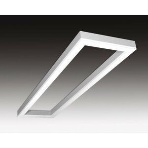 SEC Stropní nebo závěsné LED svítidlo s přímým osvětlením WEGA-FRAME2-DB-DIM-DALI, 32 W, eloxovaný AL, 607 x 330 x 50 mm, 3000 K, 4260 lm 322-B-103-01-00-SP