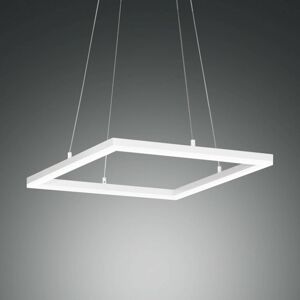 Fabas Luce LED závěsné světlo Bard, 42x42cm v bílé barvě