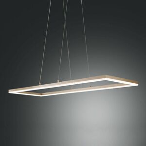 Fabas Luce LED závěsné světlo Bard, 92x32cm, matná zlatá