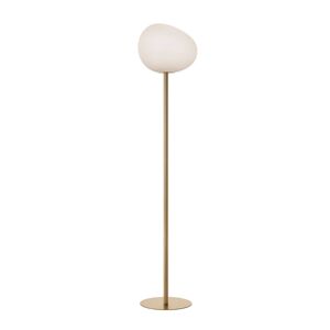 Foscarini Foscarini Gregg media stojací lampa, 151 cm, zlatá