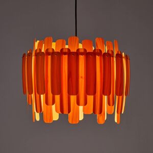 LZF LamPS LZF Maruja dřevěné závěsné světlo, oranžová