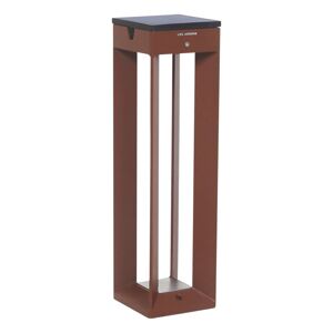 Les Jardins LED solární světlo Borne se senzorem 45 cm, corten