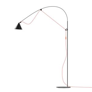 midgard midgard AYNO stojací lampa 166cm černá/oranž 3000K