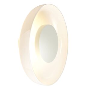 Marset MARSET Aura LED nástěnné světlo, Ø 25 cm, opálová