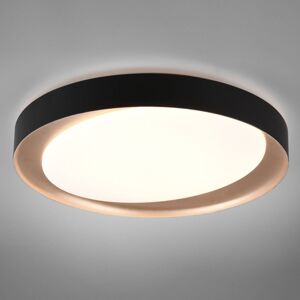 Reality Leuchten LED stropní světlo Zeta tunable white, černá/zlatá