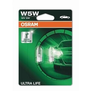 OSRAM W5W 12V W2,1x9,5d 5W ULTRA LIFE 2ks blistr 2825ULT-02B