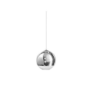 AZzardo SILVER BALL závěsné svítidlo 1x E27 60W bez zdroje 18cm IP20, chromové