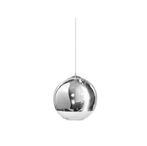 AZzardo SILVER BALL závěsné svítidlo 1x E27 60W bez zdroje 40cm IP20, chromové