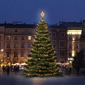 DecoLED LED světelná sada na stromy vysoké 9-11m, teplá bílá