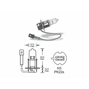 ELTA H3 6V 55W PK22s EL455