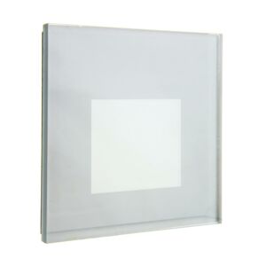 Light Impressions Deko-Light příslušenství - sklo-kryt mléčné hranaté stříbrné pro Alwaid 930860