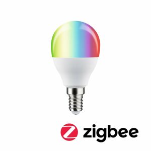 PAULMANN Standard 230V Smart Home Zigbee 3.0 LED kapka E14 5W RGBW+ stmívatelné mat