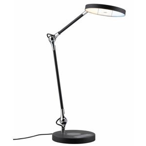 PAULMANN LED stolní lampa na psací stůl Numis CCT 11W černá