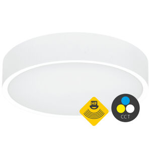 Ecolite LED stropní svítidlo HF pohybový senzor 15W CCT 1650lm IP65 bílá WMAT300/HF-15W/BI