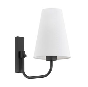 Argon Argon 8376 - Nástěnná lampa SAFIANO 1xE27/15W/230V černá