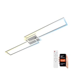 Brilo Brilo - LED Stmívatelný přisazený lustr FRAME 2xLED/20W/230V Wi-Fi Tuya + DO