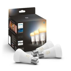 PHILIPS HUE Hue Bluetooth LED White Ambiance set 3ks žárovek Philips 8719514328266 E27 A60 3x6W 3x800lm 2200-6500K bílé stmívatelné