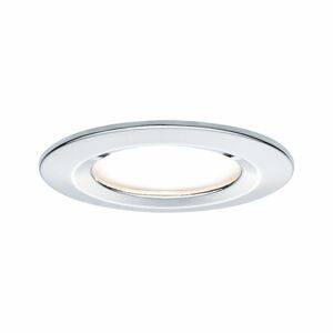 Paulmann vestavné svítidlo LED Coin Slim IP44 kruhové 6,8W chrom 1ks sada stmívatelné 938.72 P 93872