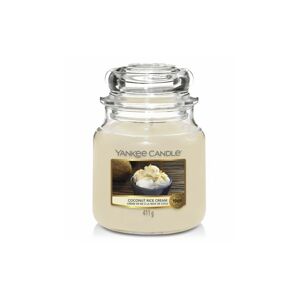 Yankee Candle Yankee Candle - Vonná svíčka COCONUT RICE CREAM střední 411g 65-75 hod.